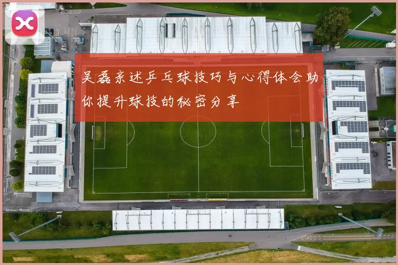 吴磊亲述乒乓球技巧与心得体会助你提升球技的秘密分享